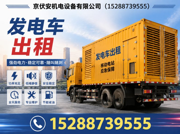 盐城发电车租赁展示图